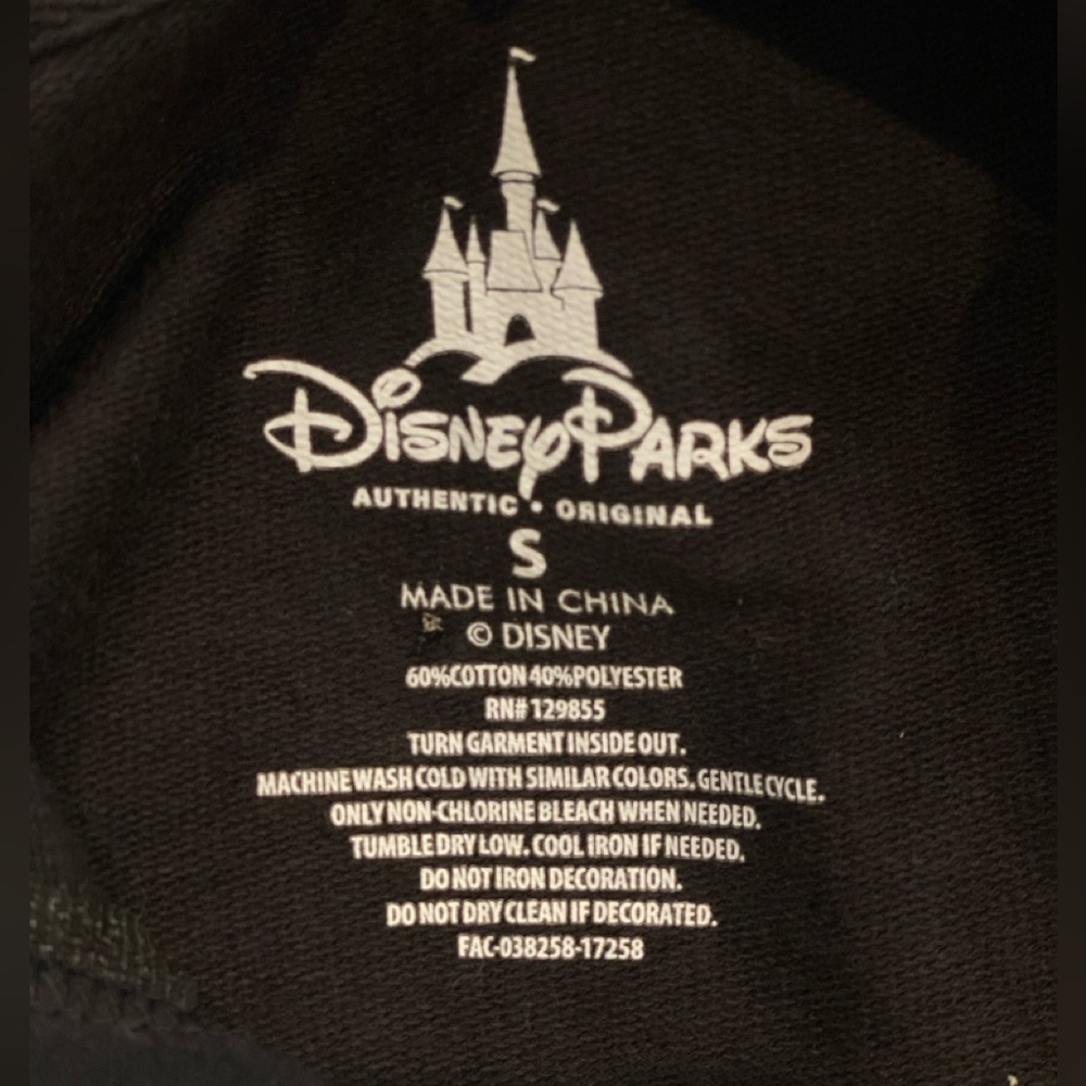 Disney Mickey Mouse shirt black size S - Picture 3 of 3